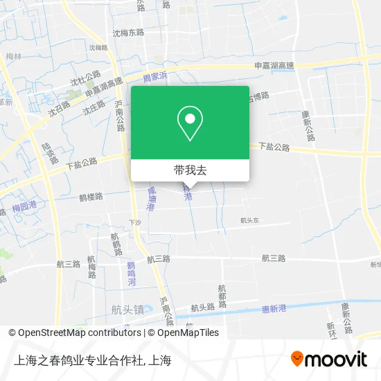 上海之春鸽业专业合作社地图
