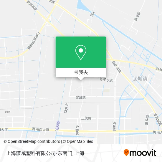 上海潇威塑料有限公司-东南门地图