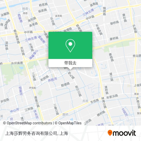 上海莎辉劳务咨询有限公司地图