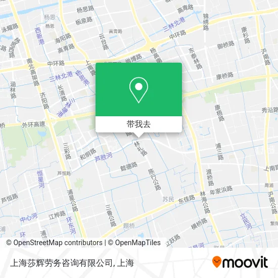 上海莎辉劳务咨询有限公司地图