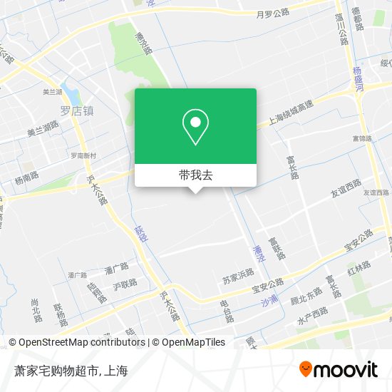 萧家宅购物超市地图