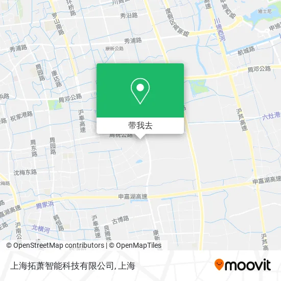 上海拓萧智能科技有限公司地图