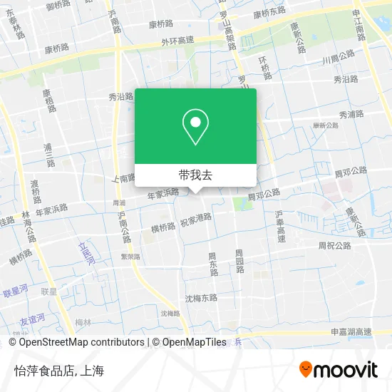 怡萍食品店地图