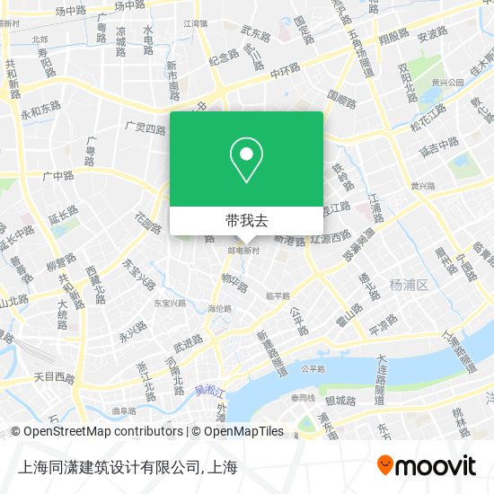 上海同潇建筑设计有限公司地图