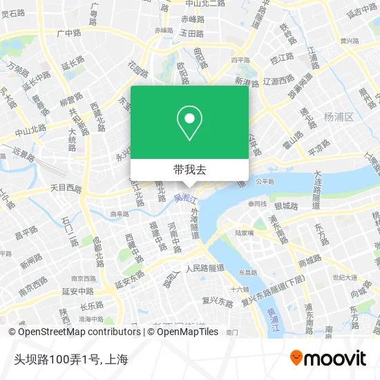 头坝路100弄1号地图
