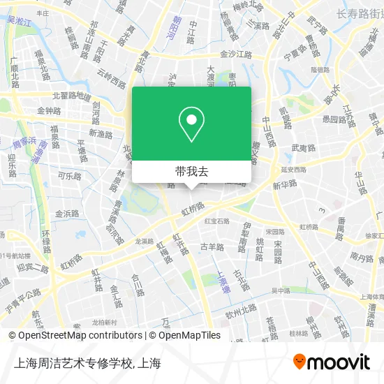 上海周洁艺术专修学校地图