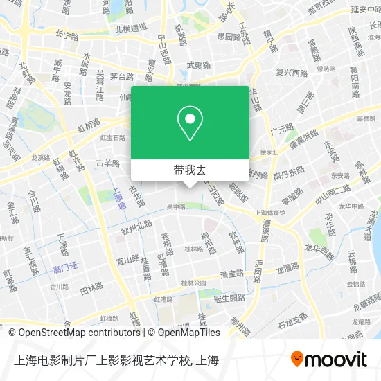 上海电影制片厂上影影视艺术学校地图