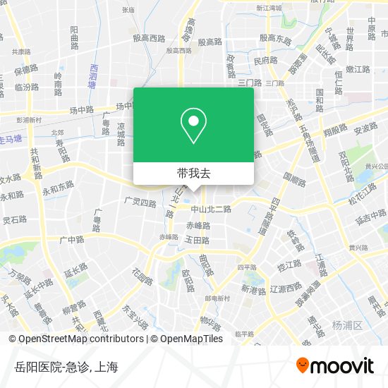 岳阳医院-急诊地图