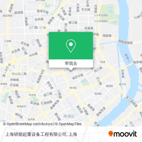 上海研能起重设备工程有限公司地图