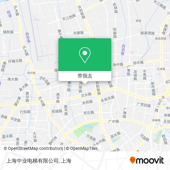 上海中业电梯有限公司地图