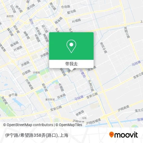 伊宁路/希望路358弄(路口)地图