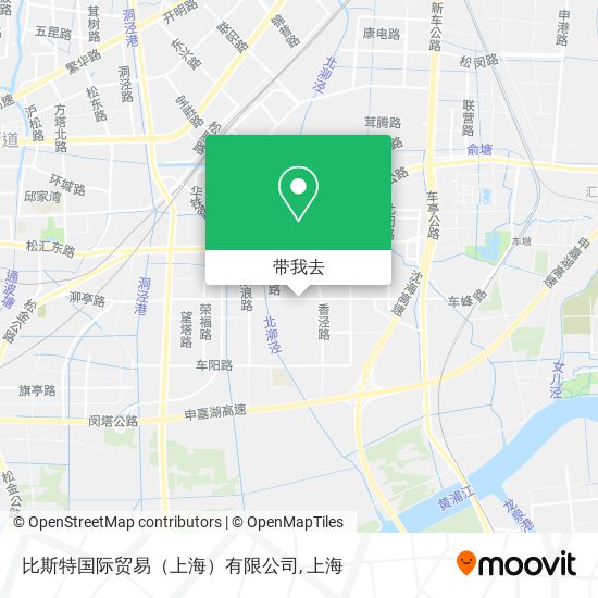 比斯特国际贸易（上海）有限公司地图