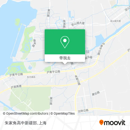 朱家角高中新疆部地图