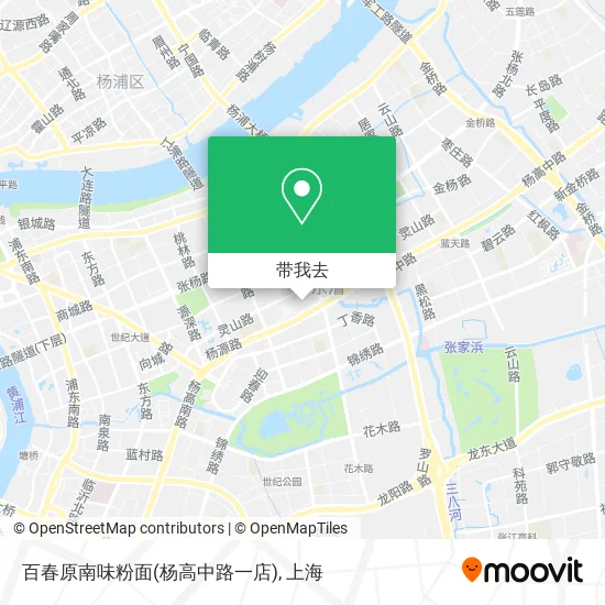 百春原南味粉面(杨高中路一店)地图