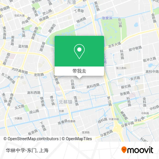 华林中学-东门地图