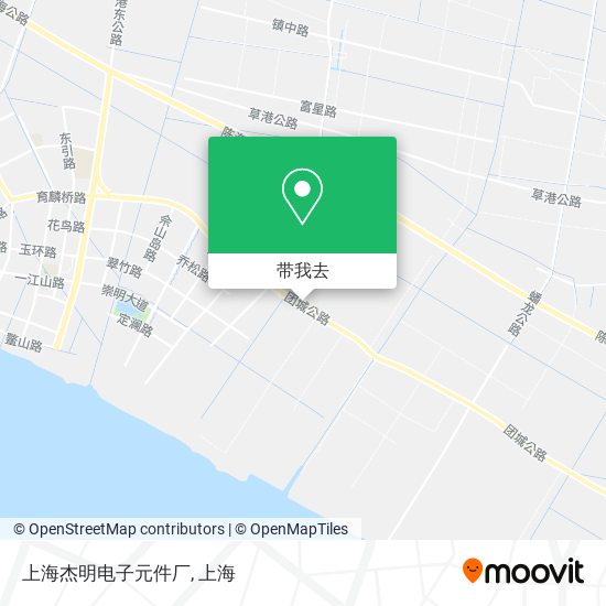 上海杰明电子元件厂地图