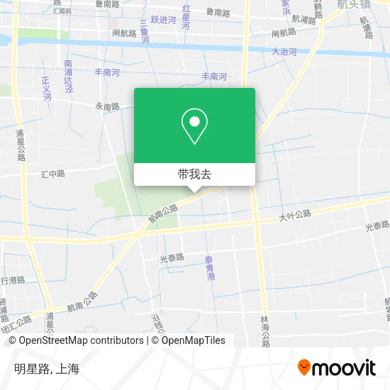 明星路地图