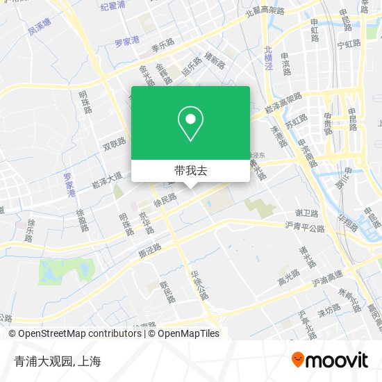 青浦大观园地图
