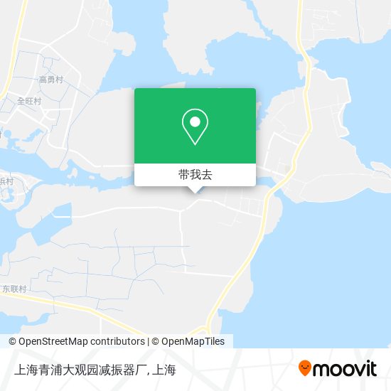 上海青浦大观园减振器厂地图