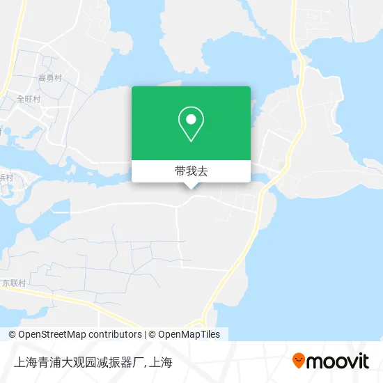 上海青浦大观园减振器厂地图