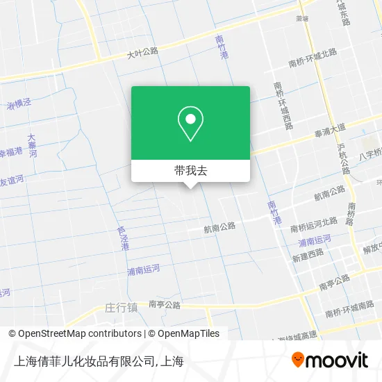 上海倩菲儿化妆品有限公司地图
