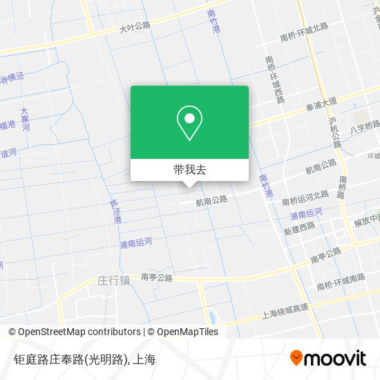 钜庭路庄奉路(光明路)地图