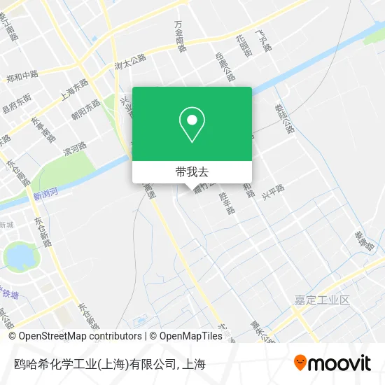 鸥哈希化学工业(上海)有限公司地图
