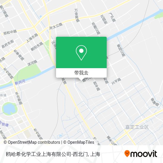 鸥哈希化学工业上海有限公司-西北门地图
