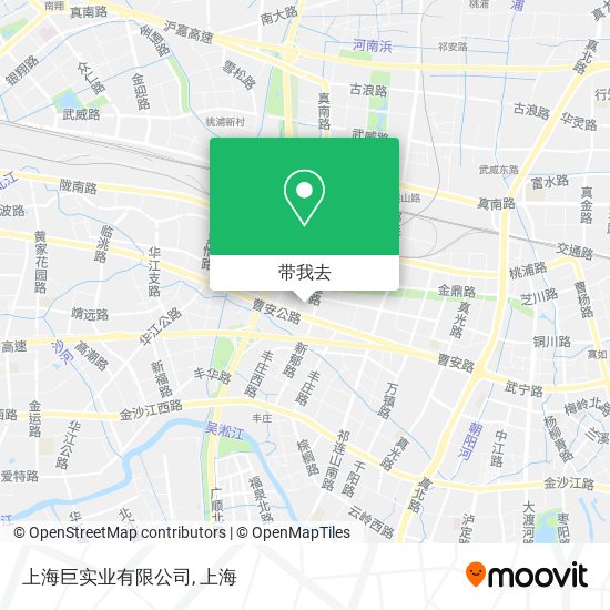 上海巨实业有限公司地图