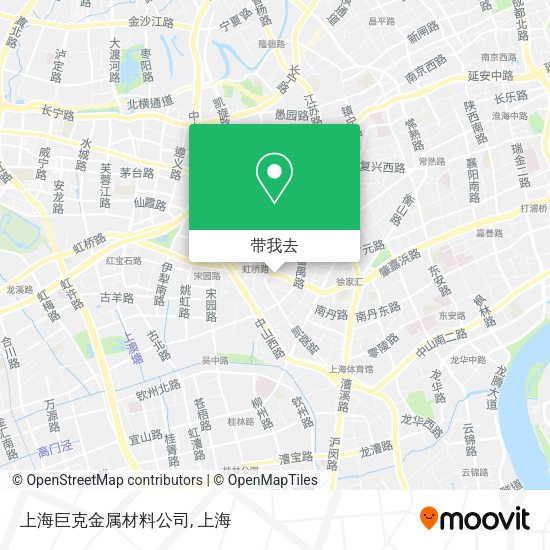 上海巨克金属材料公司地图