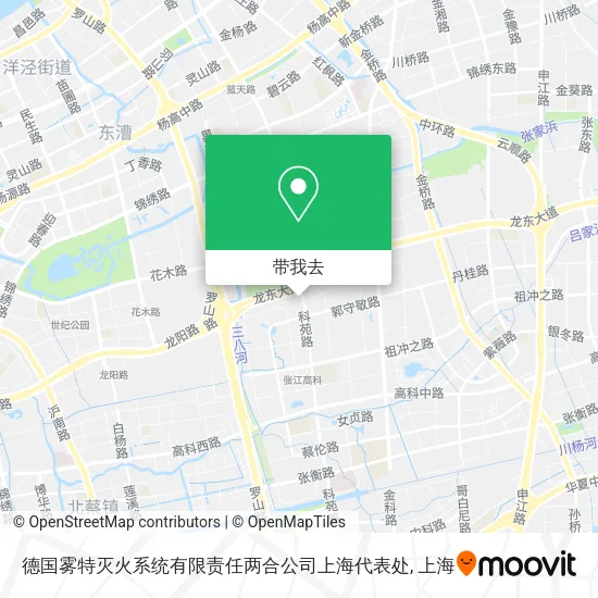 德国雾特灭火系统有限责任两合公司上海代表处地图