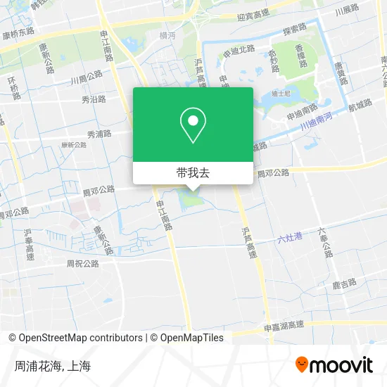 周浦花海地图