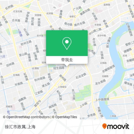 徐汇市政属地图