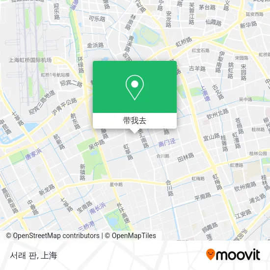 서래 판地图