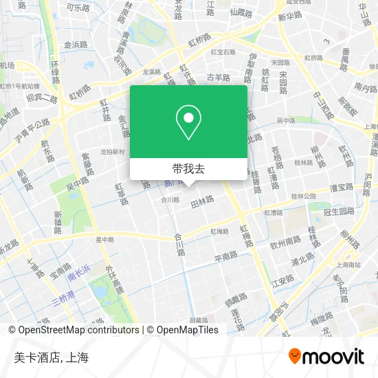 美卡酒店地图