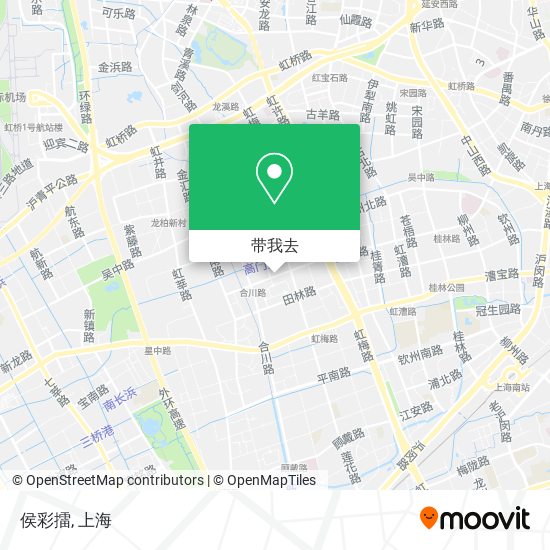 侯彩擂地图