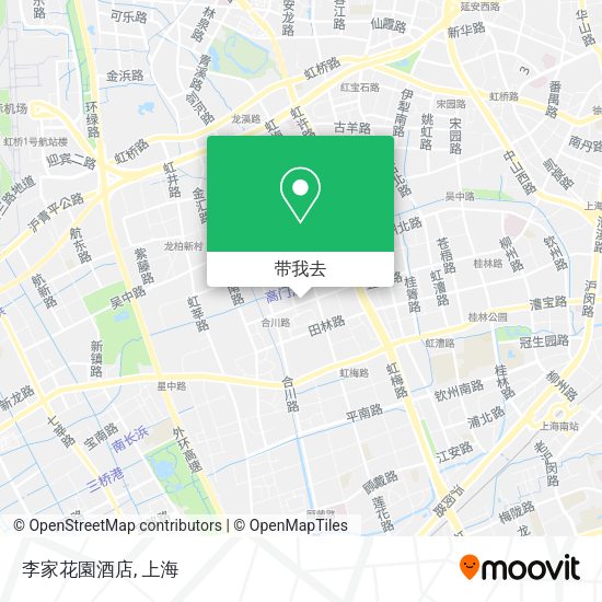李家花園酒店地图