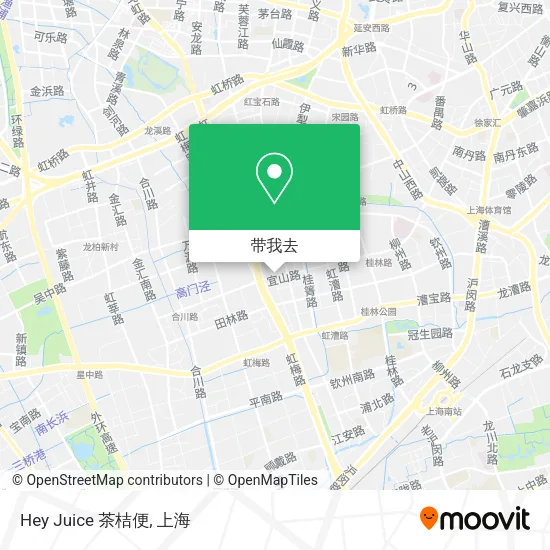 Hey Juice 茶桔便地图