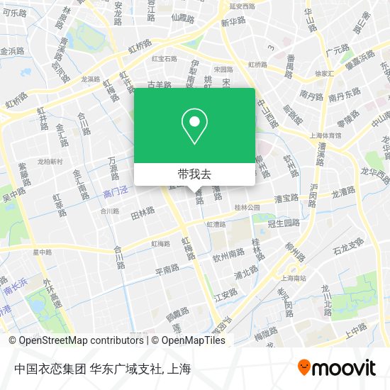 中国衣恋集团 华东广域支社地图