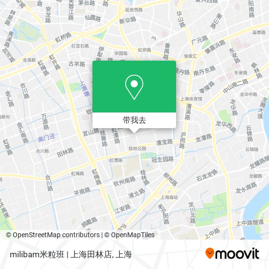 milibam米粒班 | 上海田林店地图