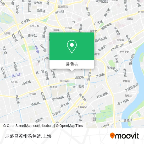 老盛昌苏州汤包馆地图