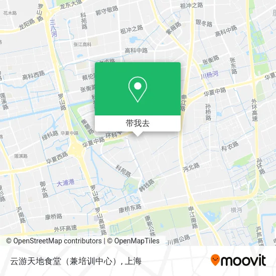 云游天地食堂（兼培训中心）地图