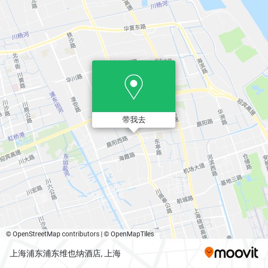 上海浦东浦东维也纳酒店地图