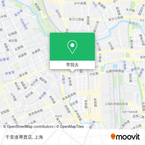 千里達專賣店地图
