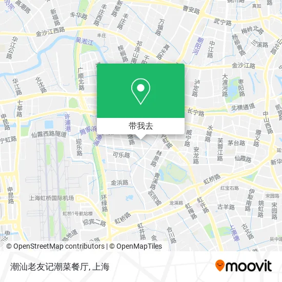 潮汕老友记潮菜餐厅地图