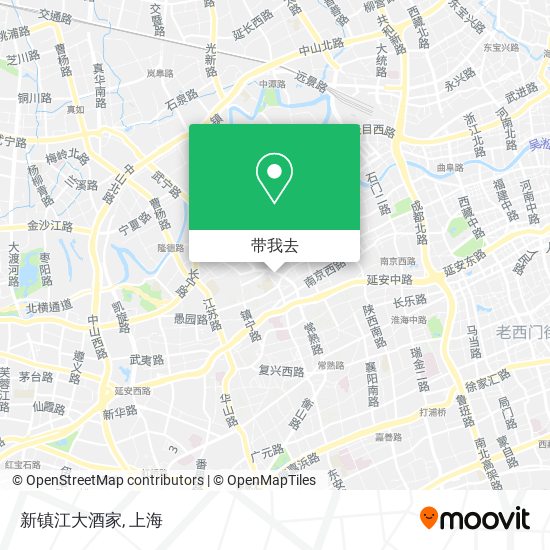 新镇江大酒家地图