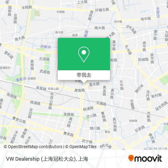 VW Dealership (上海冠松大众)地图