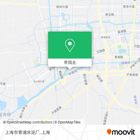 上海市青浦水泥厂地图