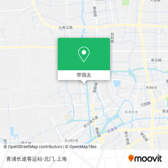 青浦长途客运站-北门地图