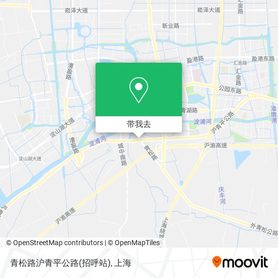 青松路沪青平公路(招呼站)地图